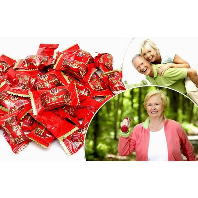 Kẹo Hồng Sâm vitamin Hàn Quốc 200g/gói