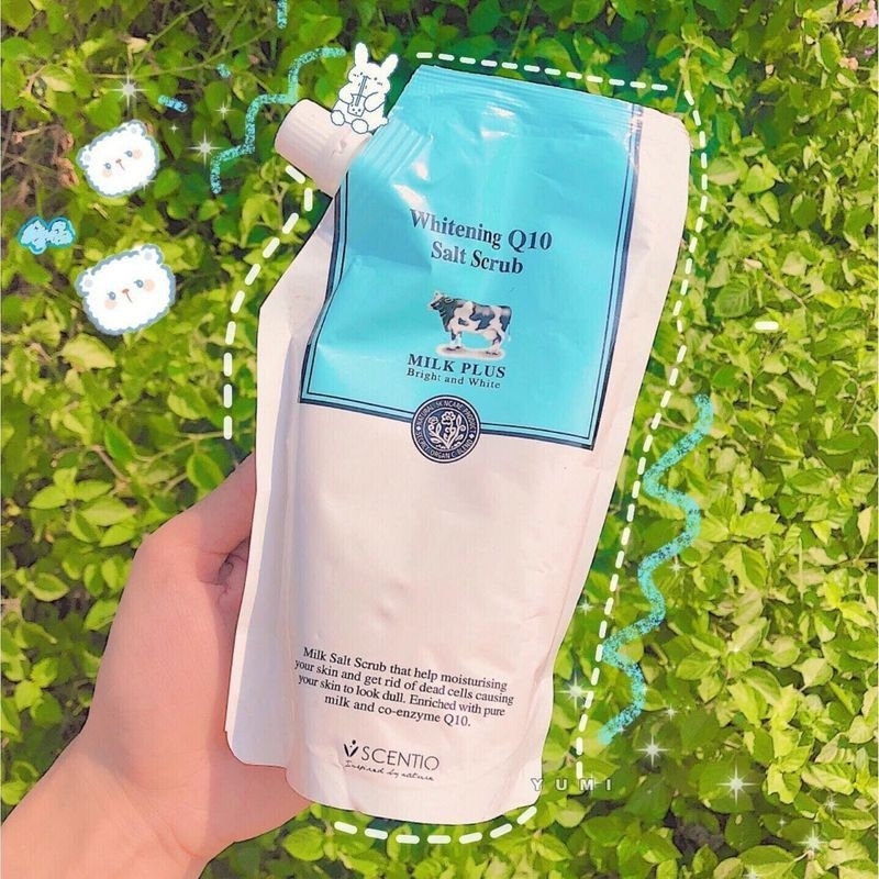 Muối bò q10 tẩy da chết thái lan 300g