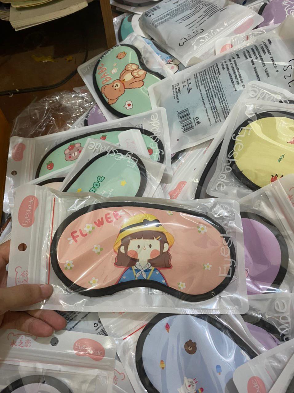 Bịt Mắt Ngủ Có Gel Mát Mắt Thư Giãn Dày - Loại 1