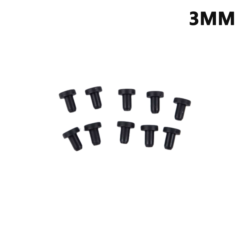 WSG 10 cái Nắp lỗ bằng cao su đặc nút bịt lỗ chịu nhiệt độ cao 3-12mm