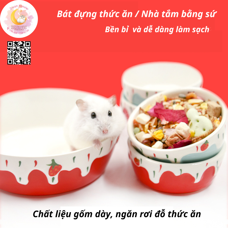 Chén ăn dâu cho Hamster