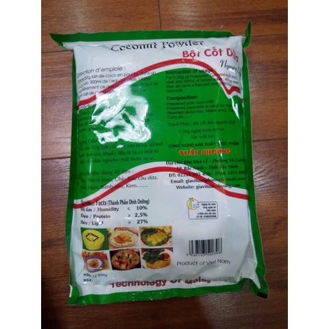 Bột Cốt Dừa nguyên chất hiệu thành phát 50g