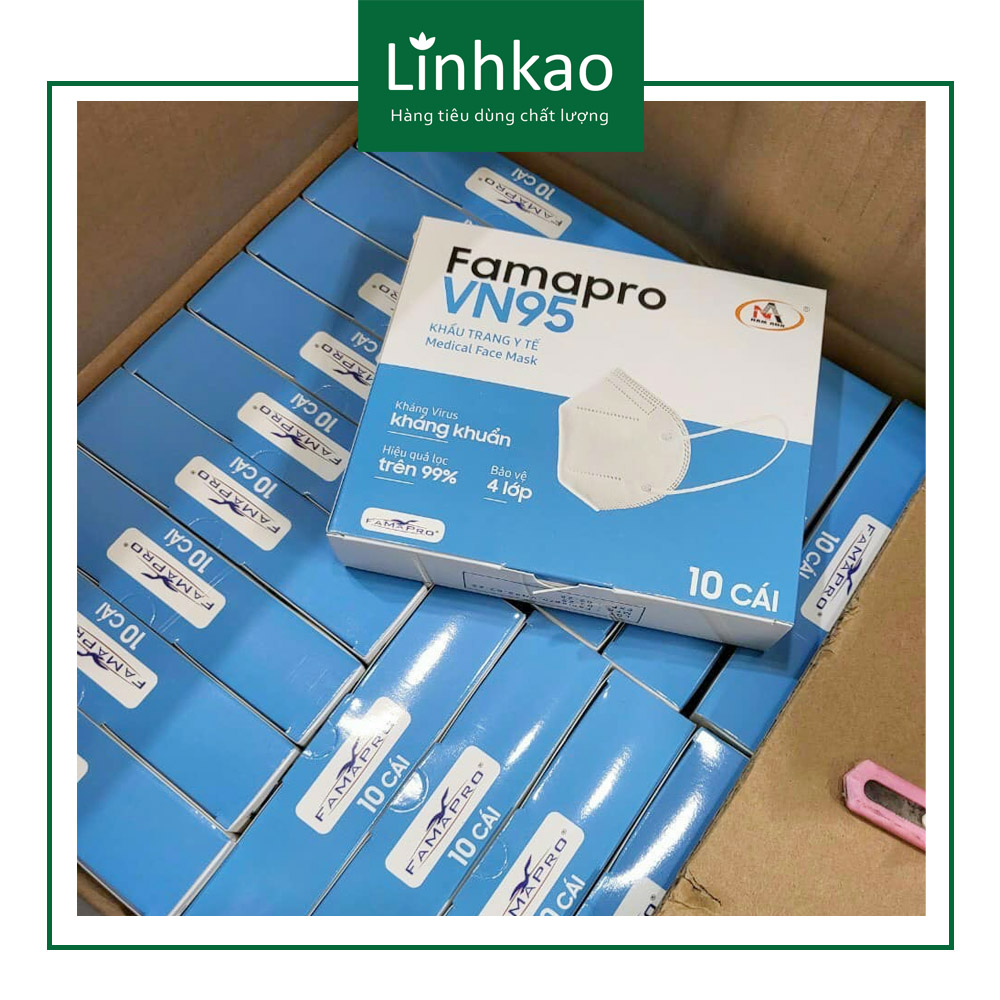KHẨU TRANG Y TẾ VN95 FAMAPRO [10 CÁI]