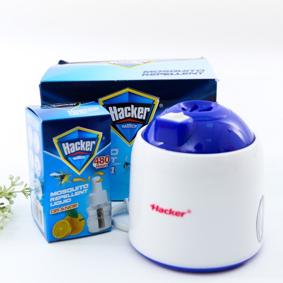 Máy đuổi muỗi HACKER loại 1 xông tinh dầu hacker 480h