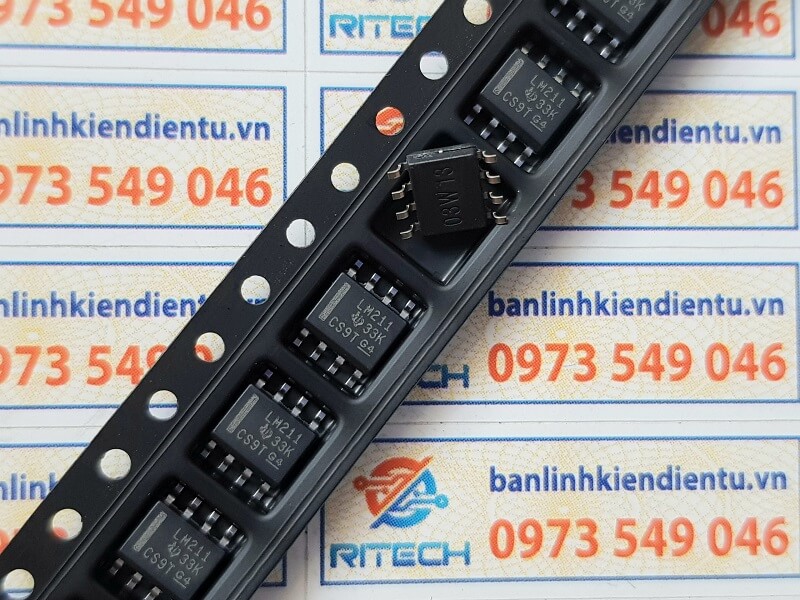 Lm211 lm211dr ic khuếch đại thuật toán sop-8