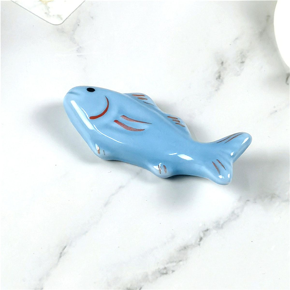 Hotel Restaurant Cute Fish Shaped Ceramic Spoon Fork Dinnerware Stand ...