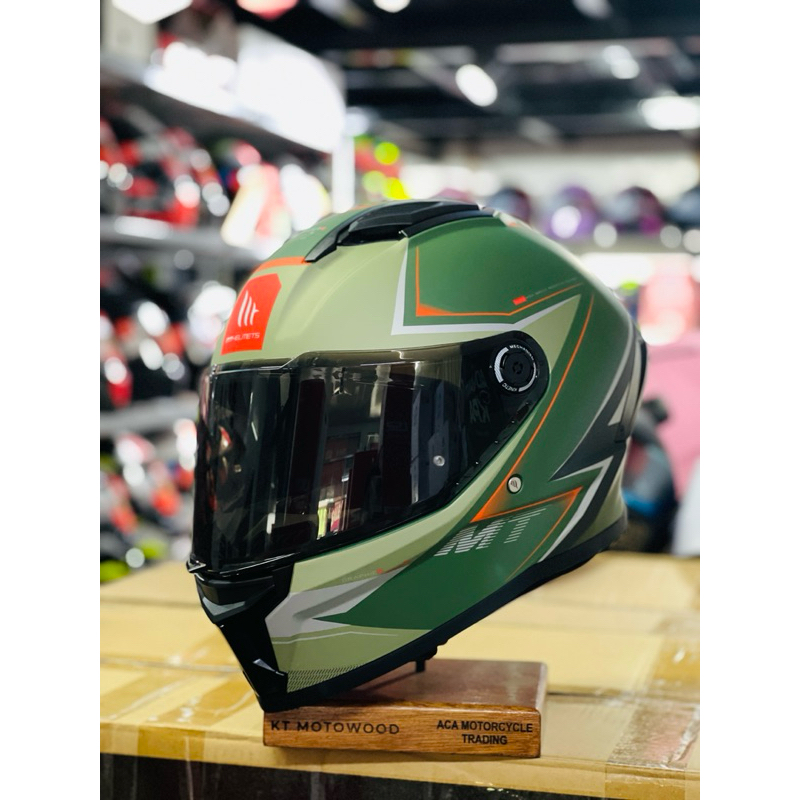 MT STINGER G SR Full-face Single Visor Helmet with FREE CLEAR VISOR