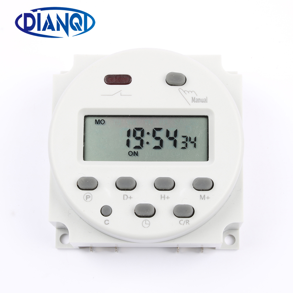 【InnovateWorld】No lock CN101A AC DC 12V Digital LCD Power Timer Weekly ...