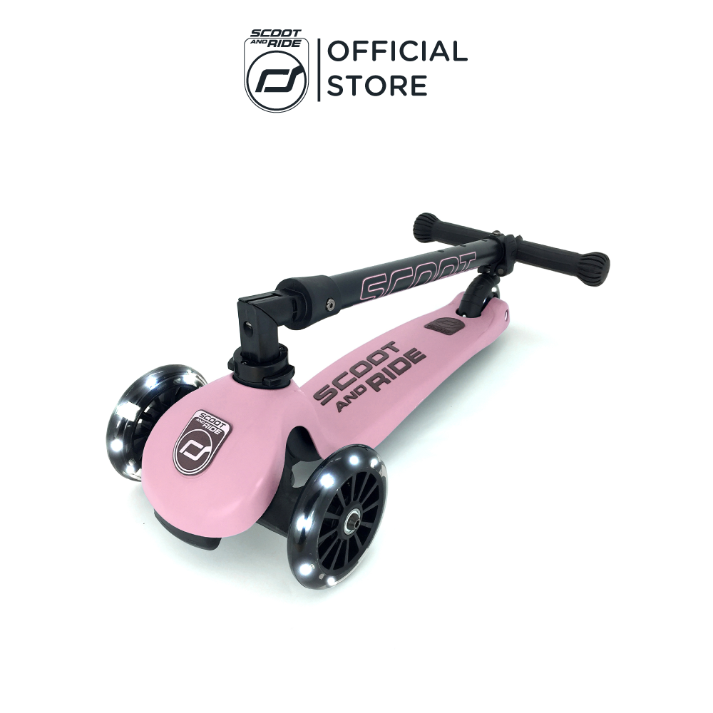 Xe scooter trẻ em Scoot and Ride Highwaykick 3 LED (Rose)