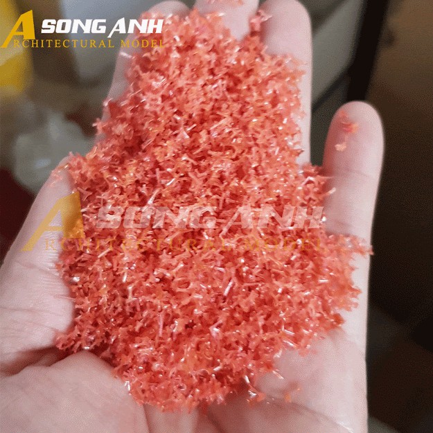 Bột xốp làm cây/thảm cỏ mô hình ( 1 bịch 50 gram )