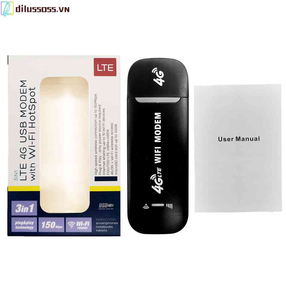 Thiết Bị Phát WiFi Không Dây 4G LTE 150Mbps