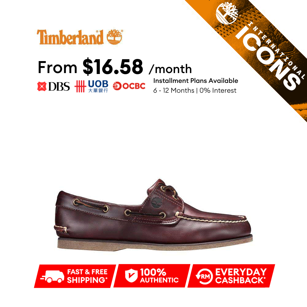 timberland icon classic 2 eye boat