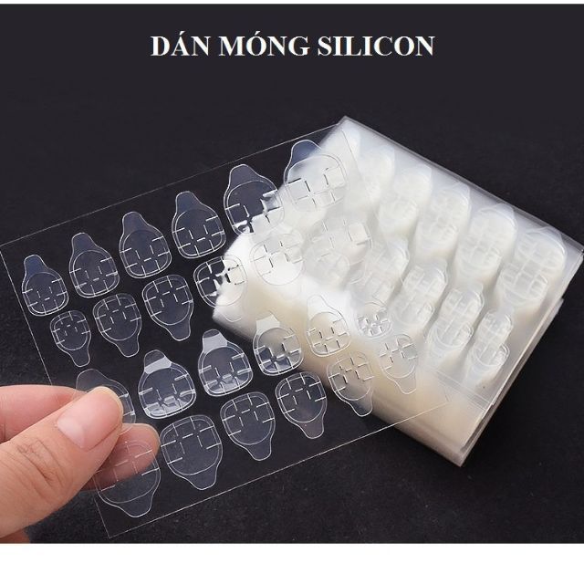 Dán móng giả 24 miếng, dán tái sử dụng dễ tháo lắp
