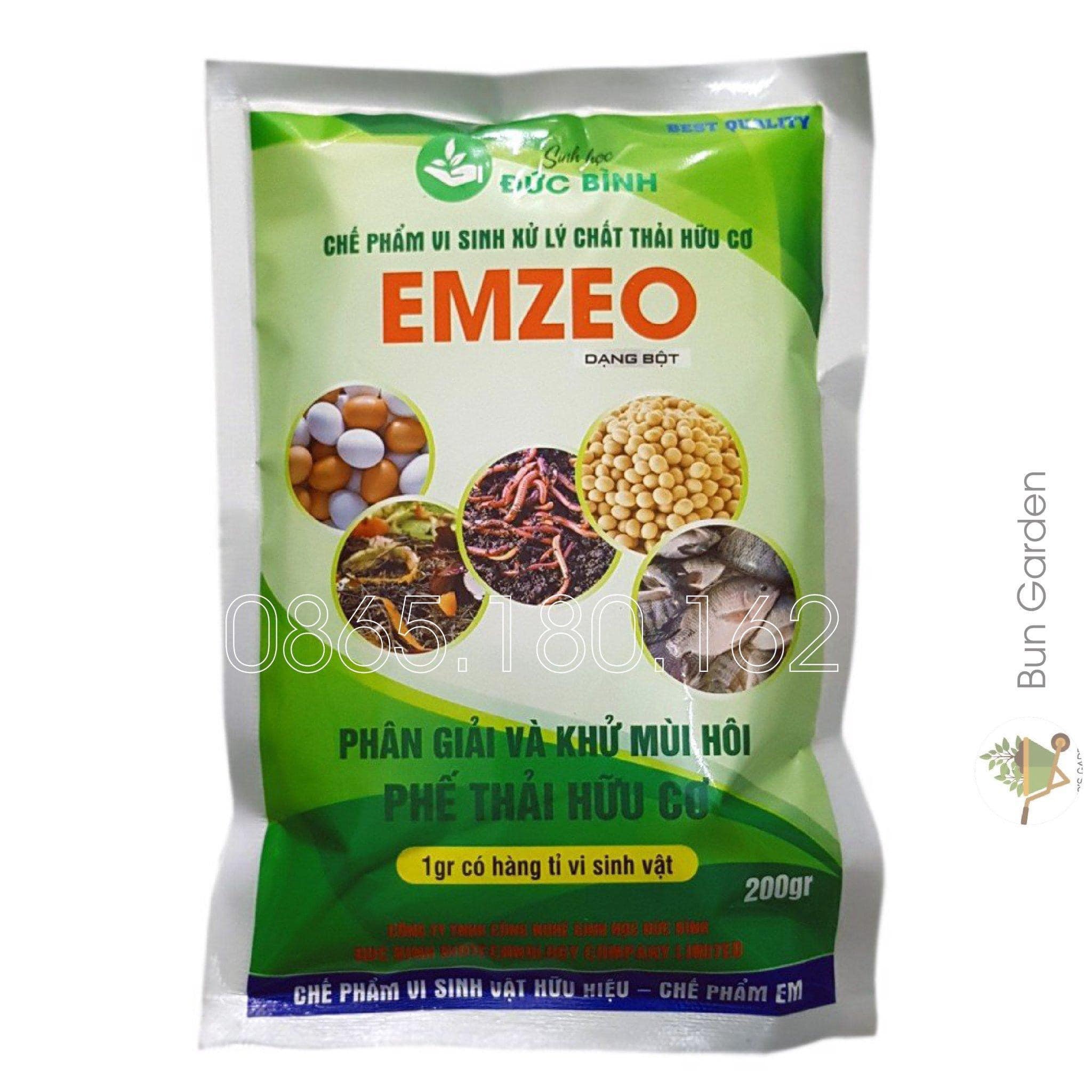 Combo ủ rác hữu cơ - ủ rác nhà bếp: mật rỉ đường - emzeo - trichoderma