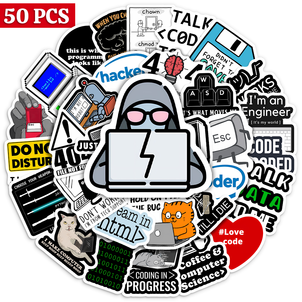 Programming Java Js Php Docker Html Cloud Language Pvc Waterproof For ...