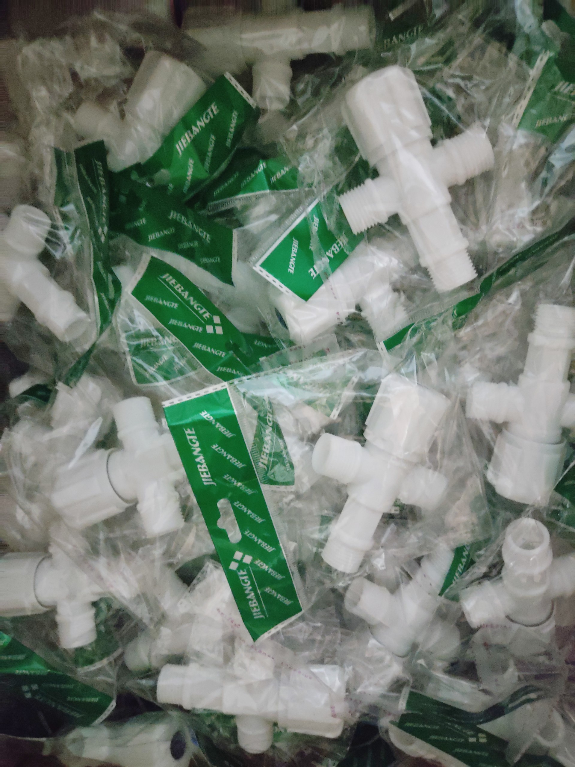 T valve plastic with 2 way thread 21 joint bowl plastic globe valve water pressure relief valve lock