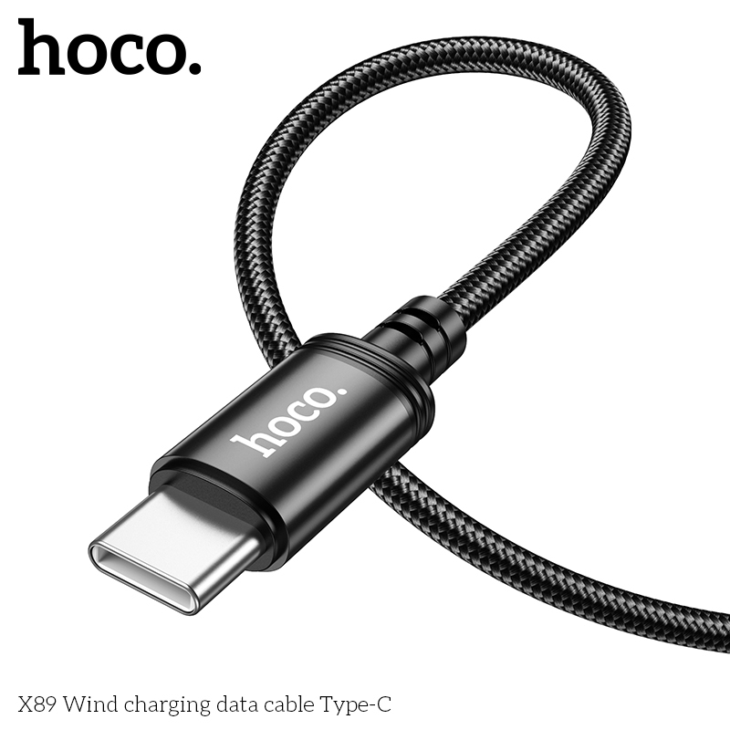 HoCo 1m 2m super fast 3a type C charging cable-original Android USB to type C charging cable