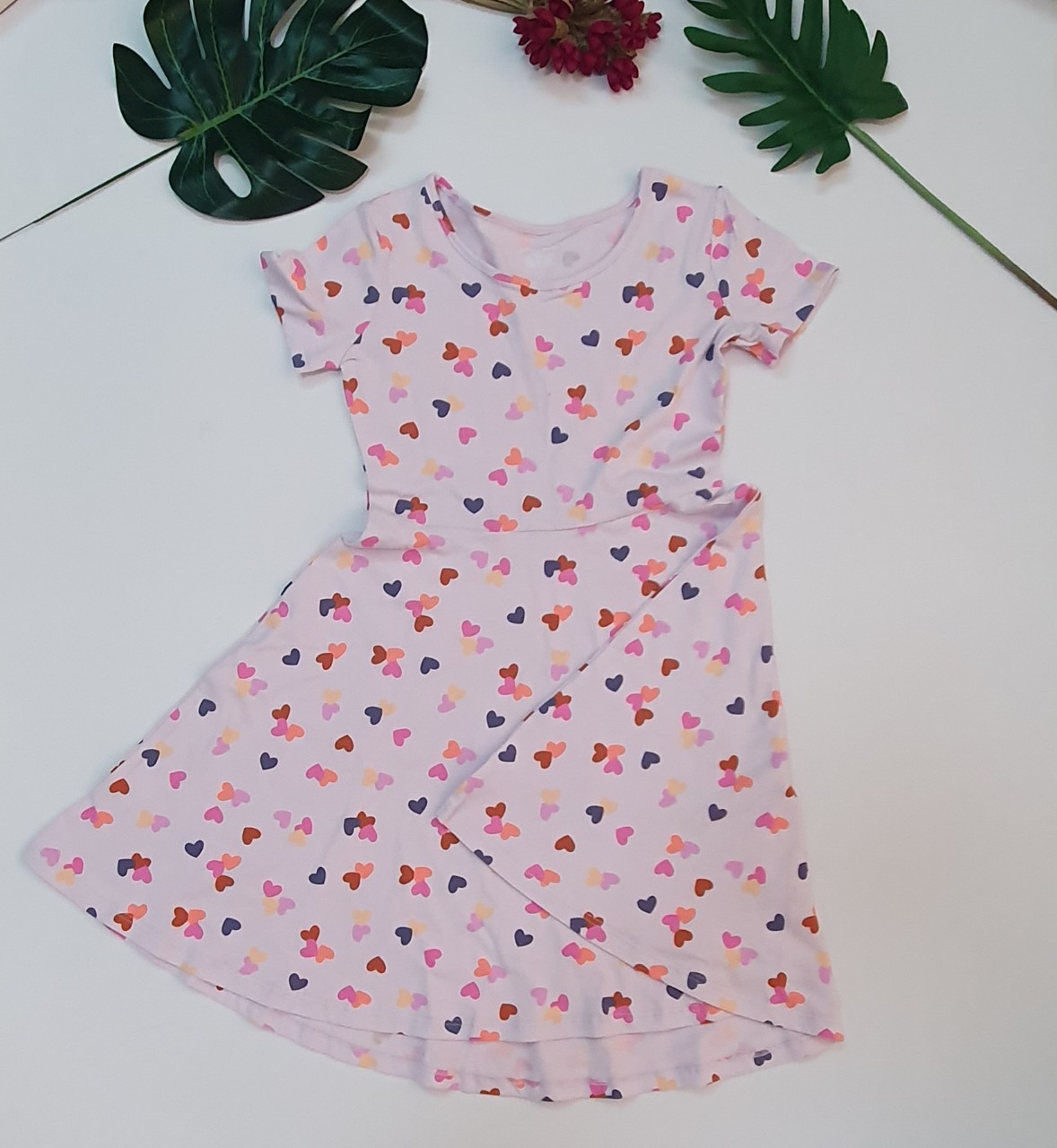 Váy thun xòe bé gái từ 5-7 tuổi (15-22kg)