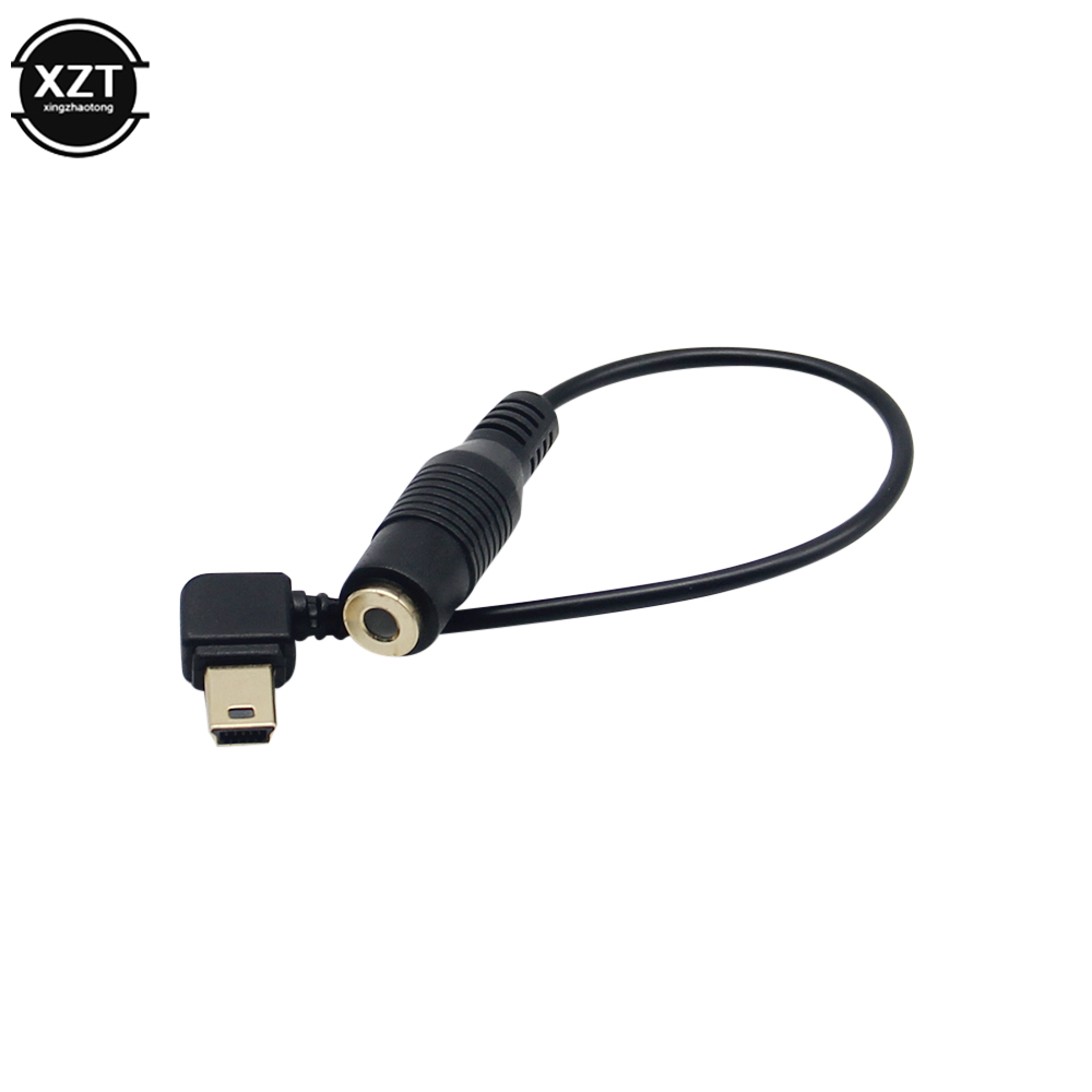 3.5mm Microphone Mini Usb External Mic Audio Adapter Transfer Cable Wire For Hero 4 3 Action Camera Accessories. 