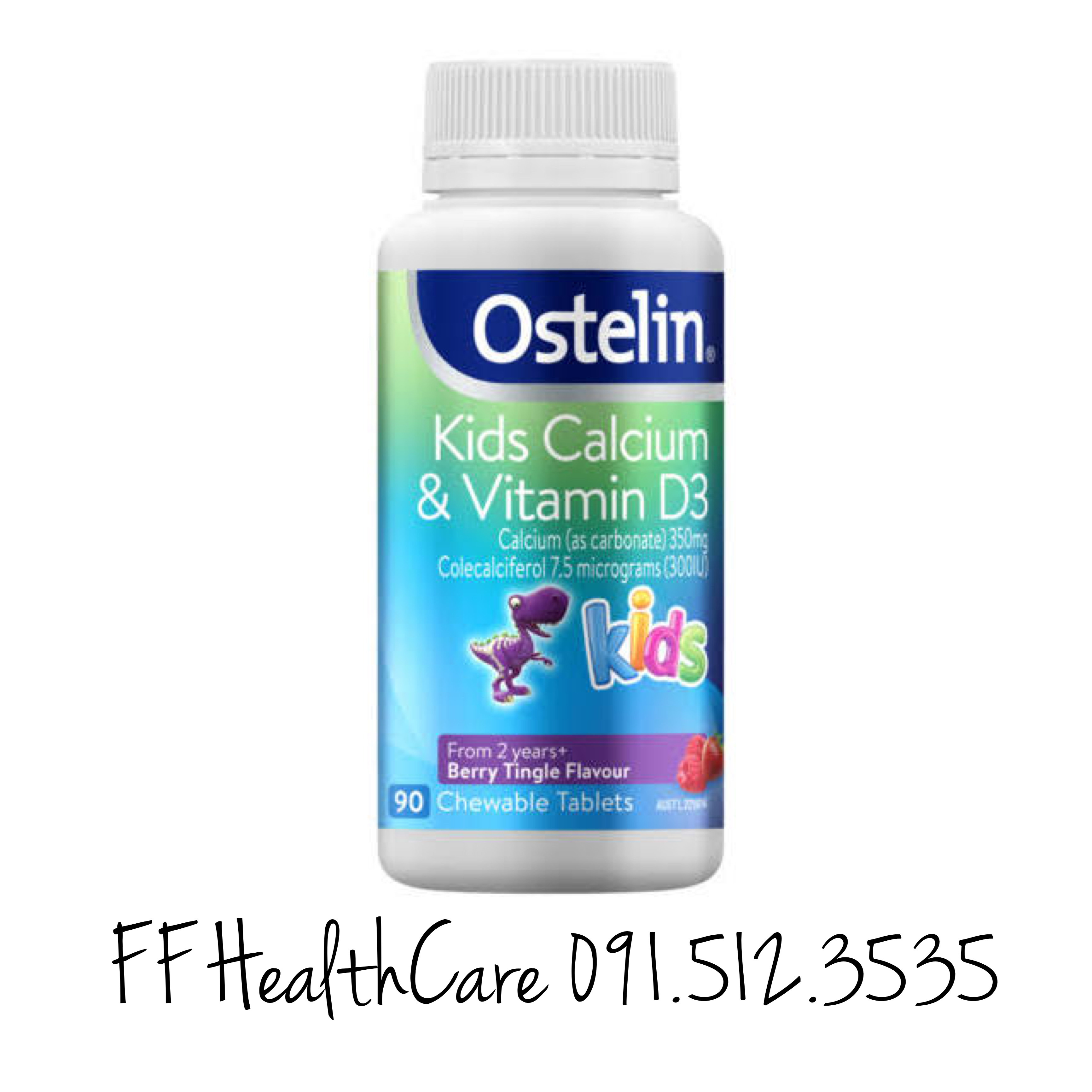 Viên uống bổ sung Vitamin D và Calcium Ostelin 130 Viên Cho Người Lớn, Bà Bầu Chính Hãng Úc