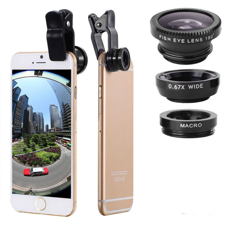 NEW%20Wide%20Angle%20Mobile%20Phone%20Camera%20Lens%20Fish%20Eye%20Macro%20Lens%20for%20Iphone%207%208%20Plus%20Xr%20Universal%203%20In%201%20Lens%20Cover%20-%20Image%203