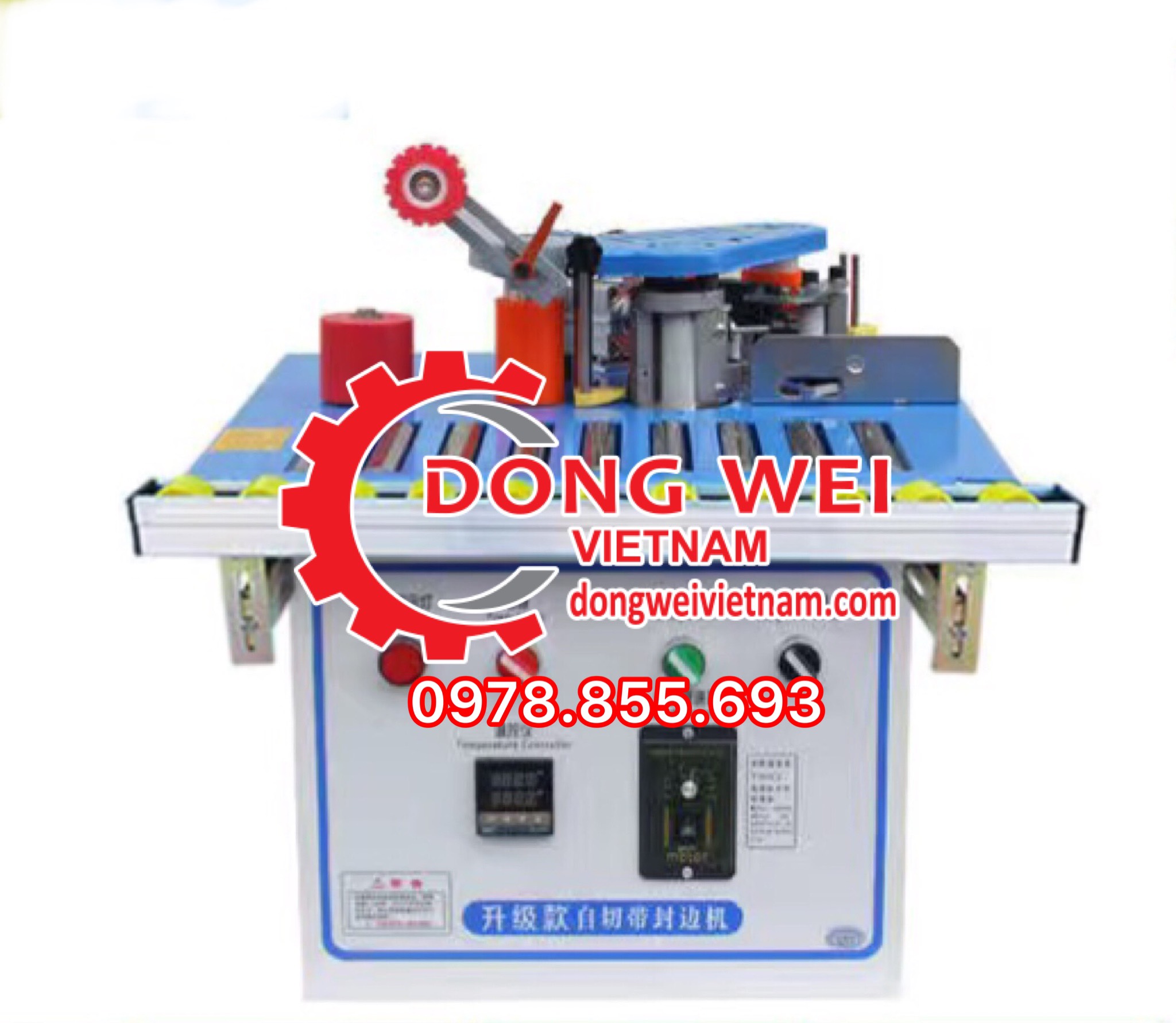 Máy dán cạnh2 Cn DW550 thiết kế đặc biệt