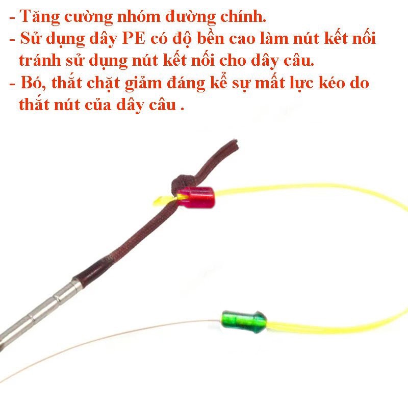 5 Dây PE Nối Đầu Cần Chống Cháy Nổ Trục
