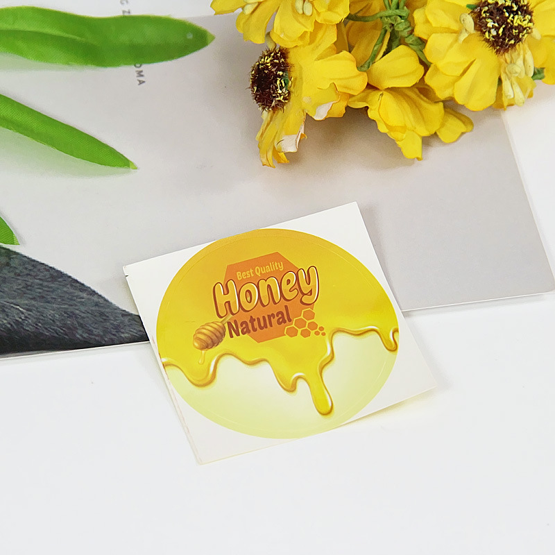 Honey DIY slime box set box sticker round sticker