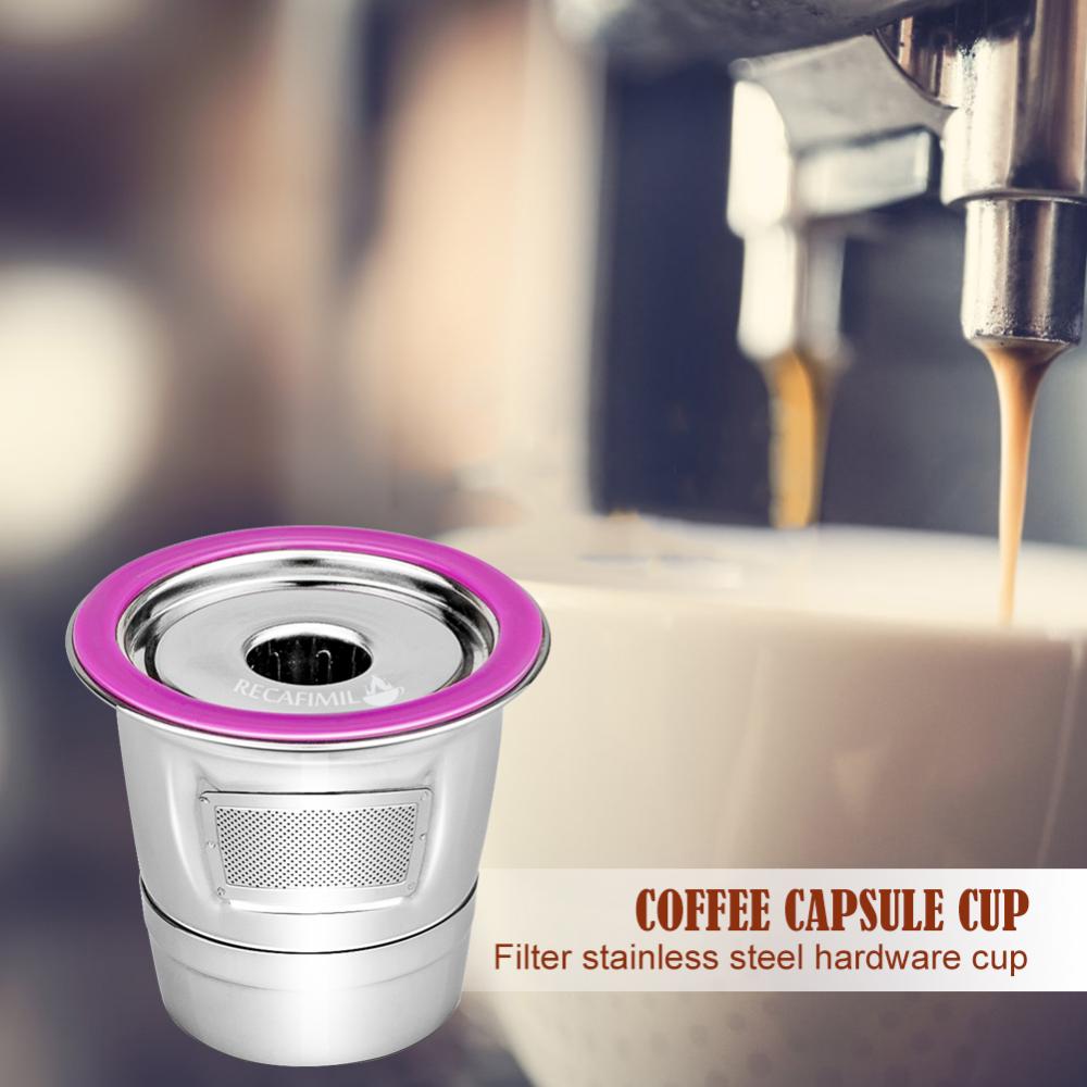 Stainless Steel Coffee Capsule Cup Reusable K Cup for Keurig 2.0/1.0 Filter