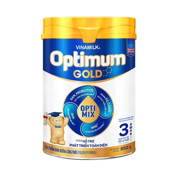 SỮA BỘT OPTIMUM GOLD SỐ 3 850G