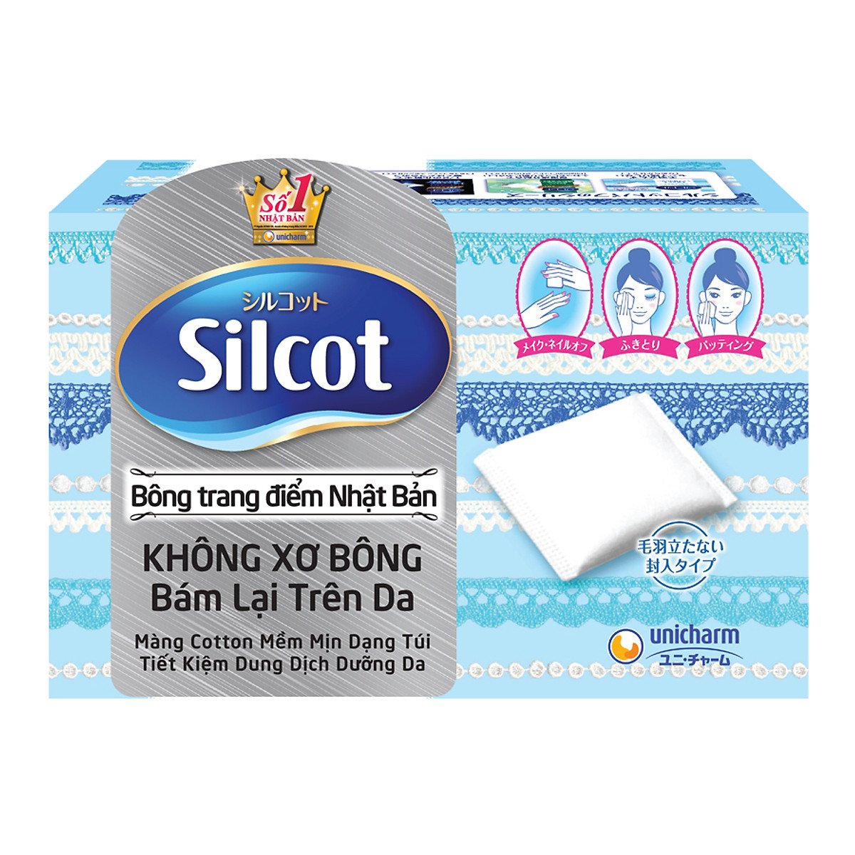 [CHÍNH HÃNG] Bông tẩy trang Silcot [LEFA]