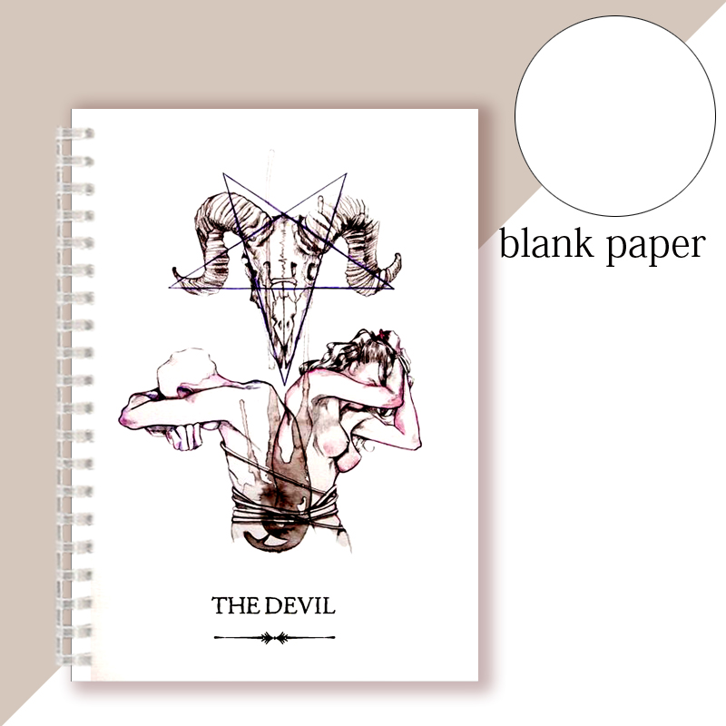 【GlowBound】Satanist Spiral Notebook Biblia Satanica Satanic Satan Book ...