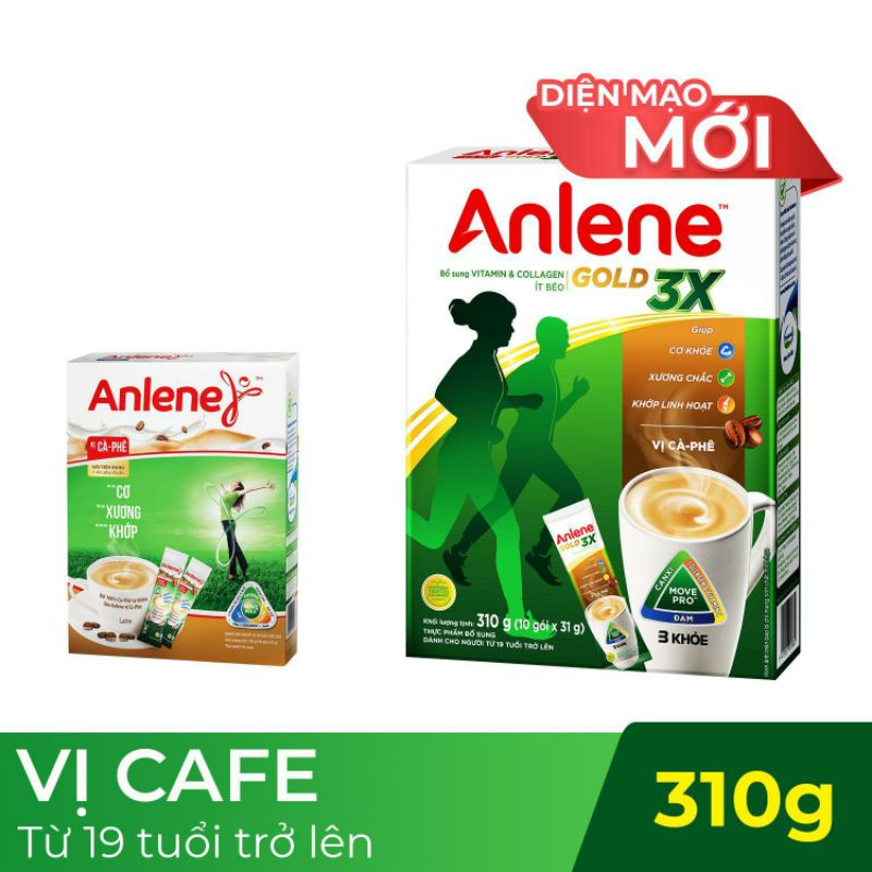 Sữa Bột Anlene Movemax Hương Cà phê hộp 280g - HSD luôn mới
