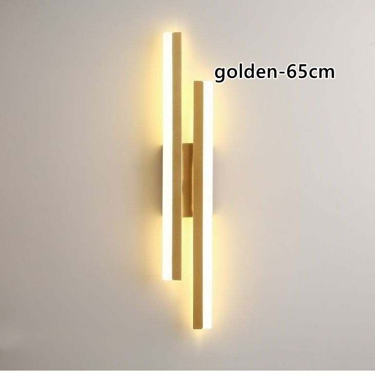 Tri-color light LED light wall lamp bedside lamp strip lamp bedroom lamp living room TV wall decoration corridor lamp room decoration lamp home decoration