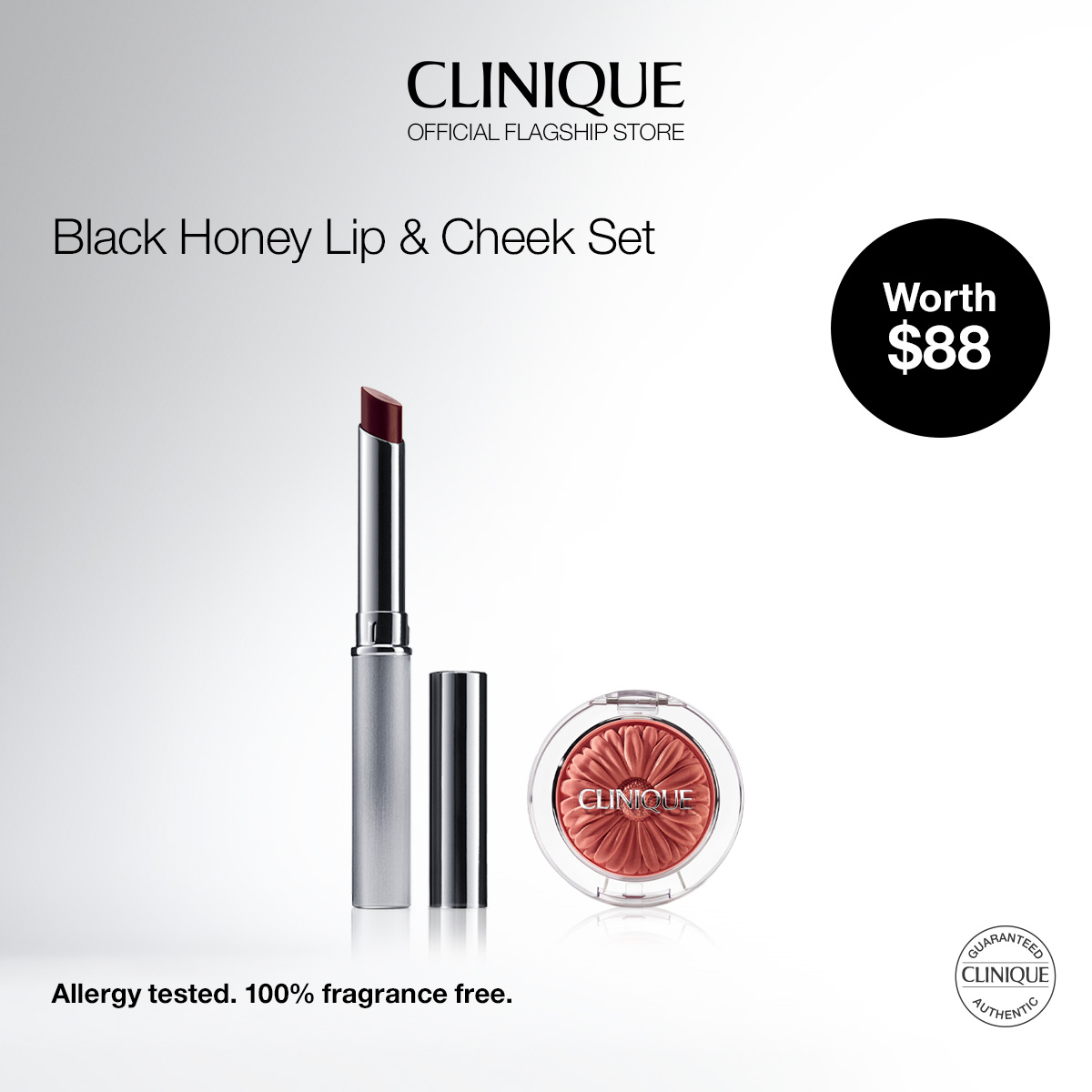 Limited Edition] Clinique Black Honey Lip & Cheek Set | Clinique