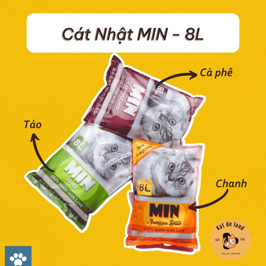 Cát Vệ Sinh Mèo - Cát Min 8L