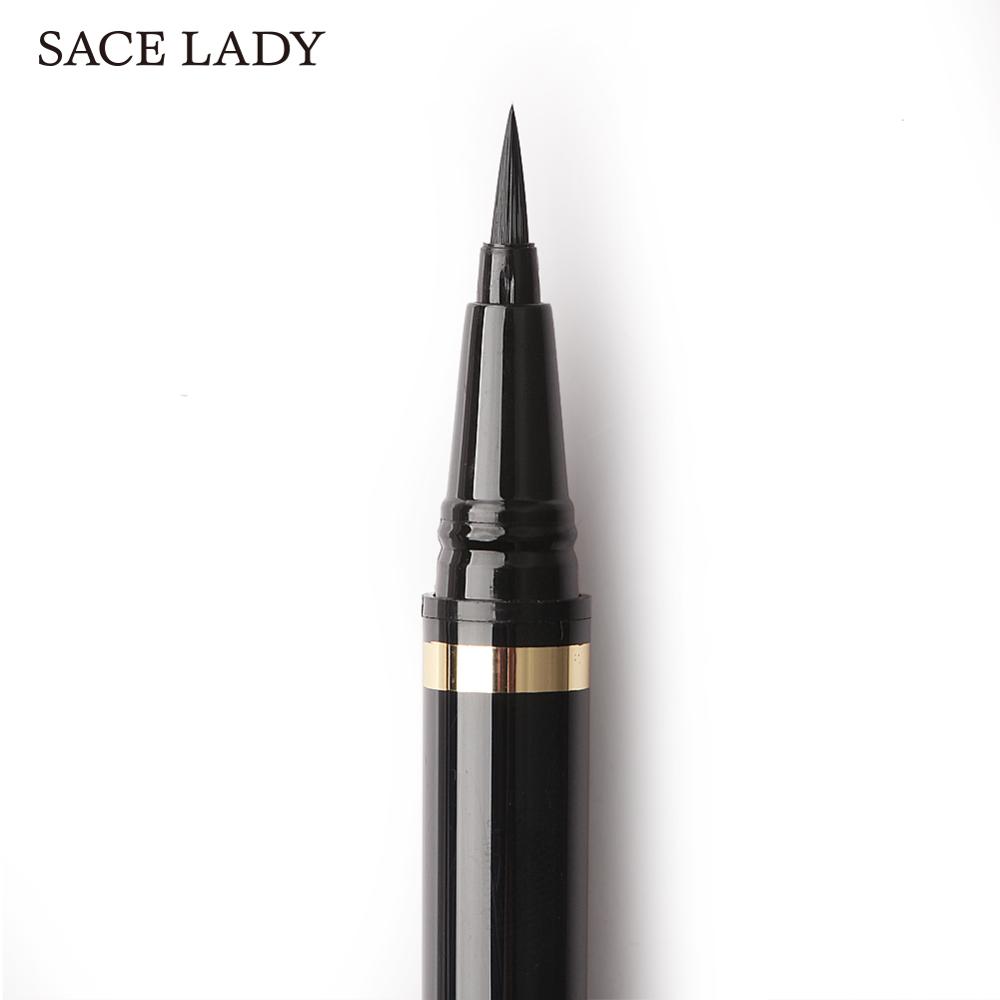 SACE LADY Liquid Eyeliner Waterproof Makeup Black Eye Liner Pencil Long Lasting Make Up Smudge-proof Pen Natural Brand Cosmetic. 