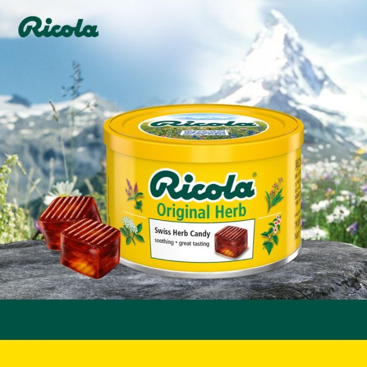 Kẹo Thảo Mộc Ricola Vị Thảo Mộc 100Gr