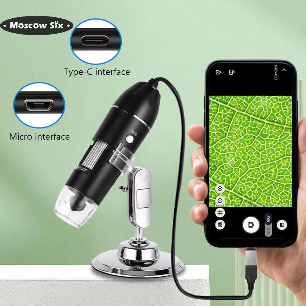 Digital Microscope HD USB Industrial Electronic Desktop Repair Magnifier Tools