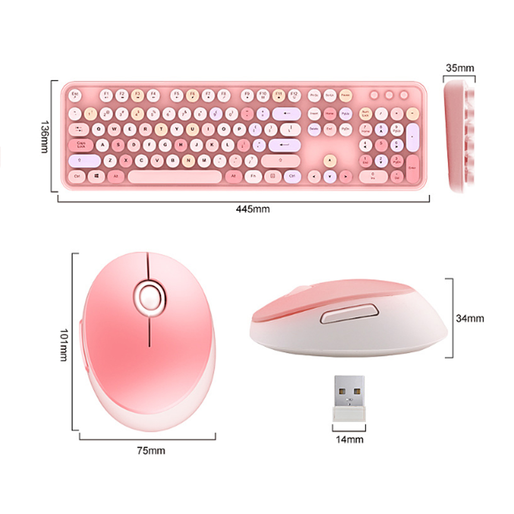 circle wireless mouse and keyboard