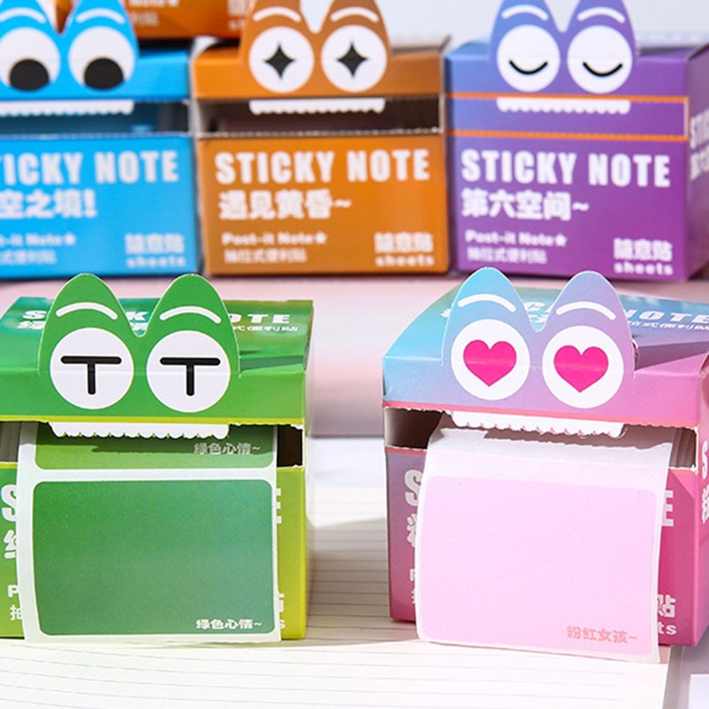 Sticker Note 696 Funny Cartoon Memo Pad Paper Pull Out Design Self-Adhesive Sticky Notes ...