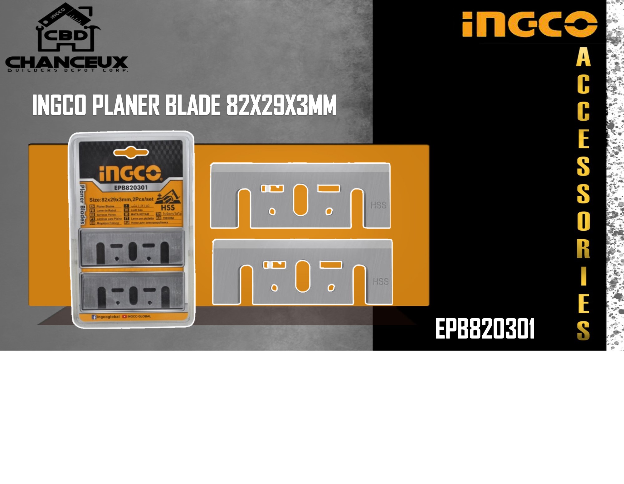 EPB820301 INGCO PLANER BLADE Lazada PH
