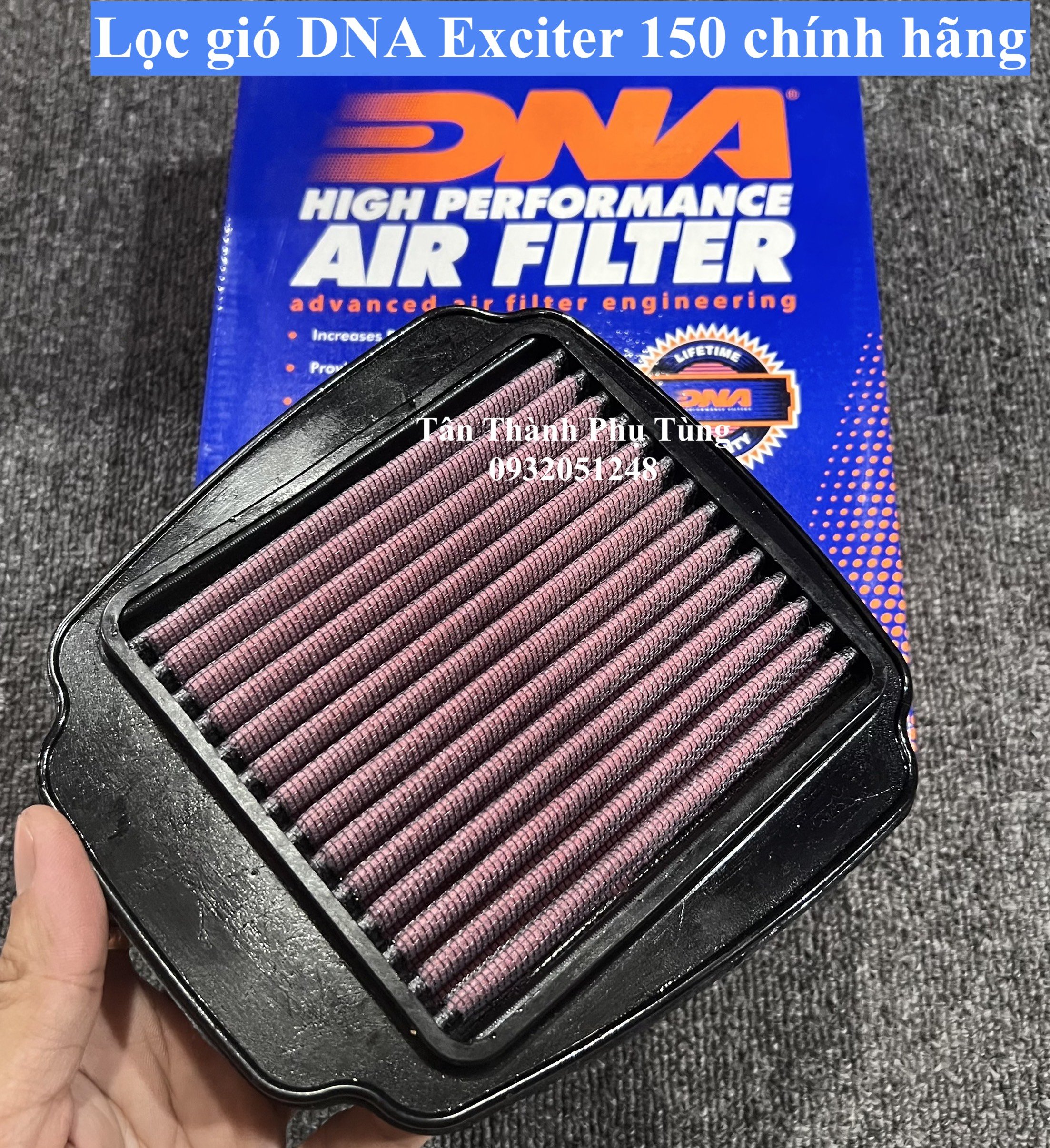 Lọc gió DNA Exciter 150 chính hãng