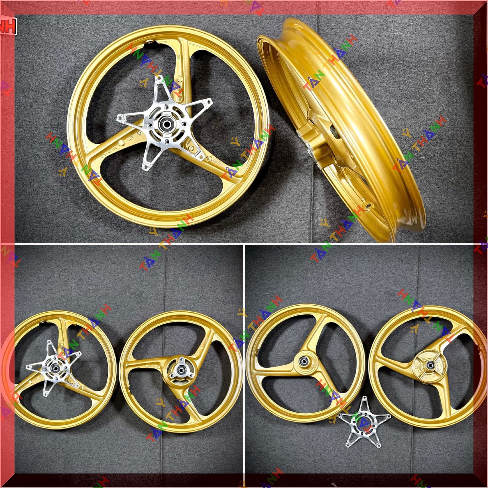 Mâm 3 đao Satria,Raider Fi  bản 1.6 1.85 MS42