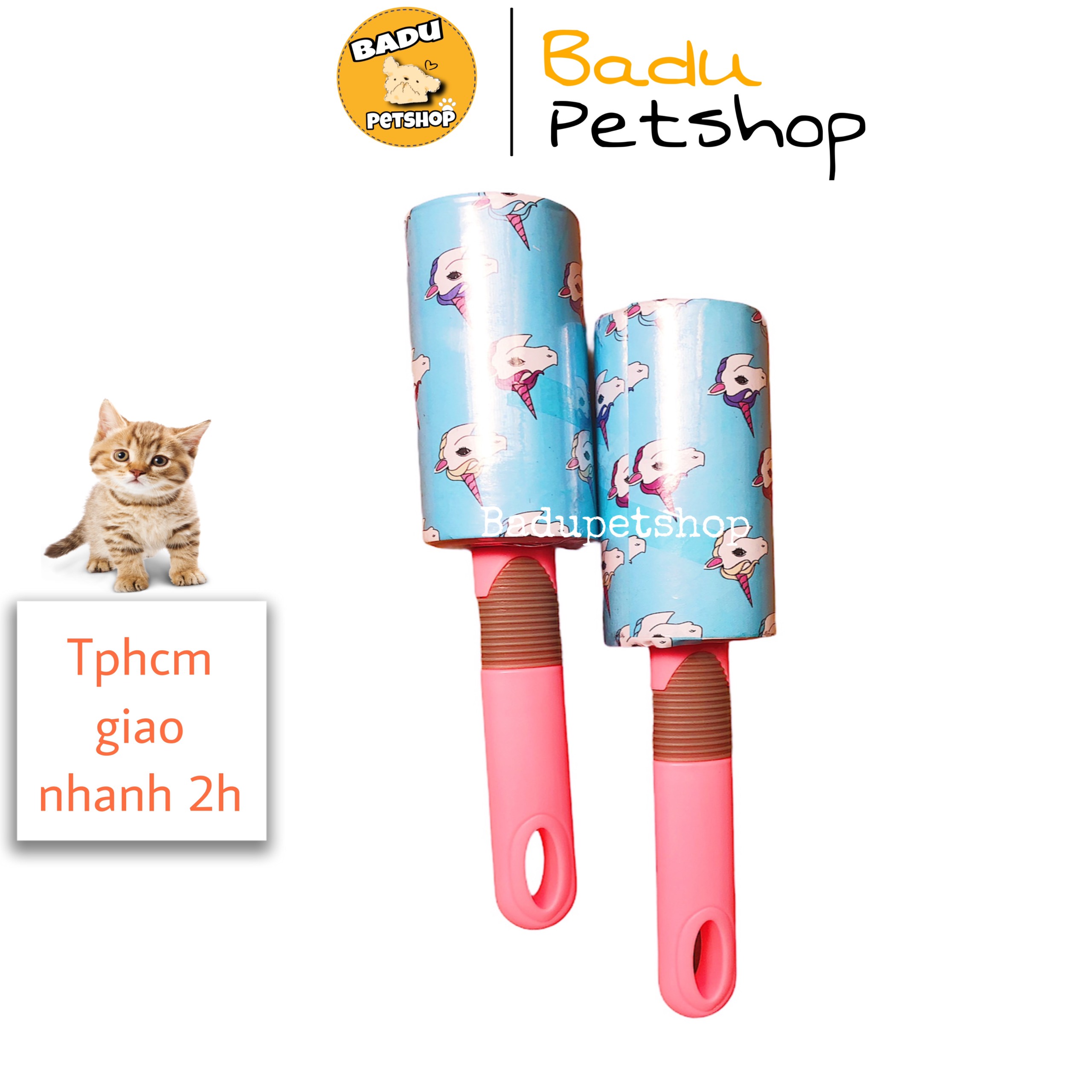 Cây lăn lông chó mèo ❤️ freeship ❤️ cây lăn làm sạch lông,bụi bẩn chó mèo