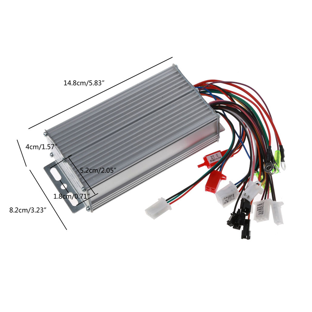 36V-48V 500W không chổi than cho bộ điều khiển tốc độ động cơ dòng điện một chiều điều chỉnh điện áp cho e-bik