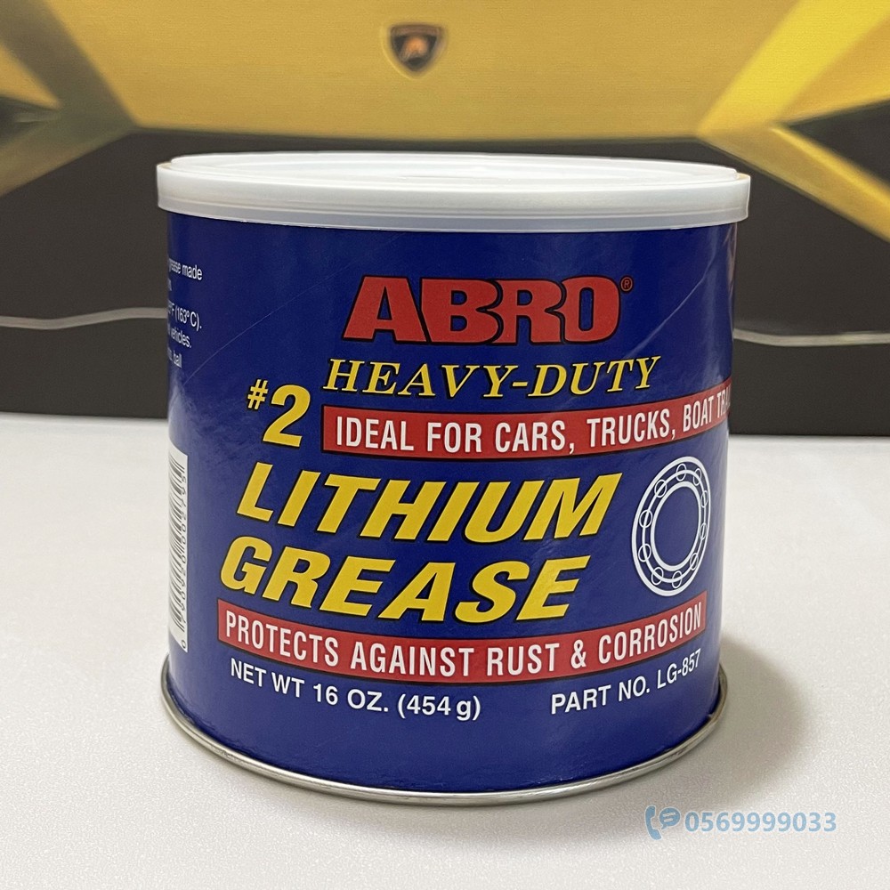 Mỡ bò tổng hợp bôi trơn Abro Heavy-Duty Lithium Grease 454g