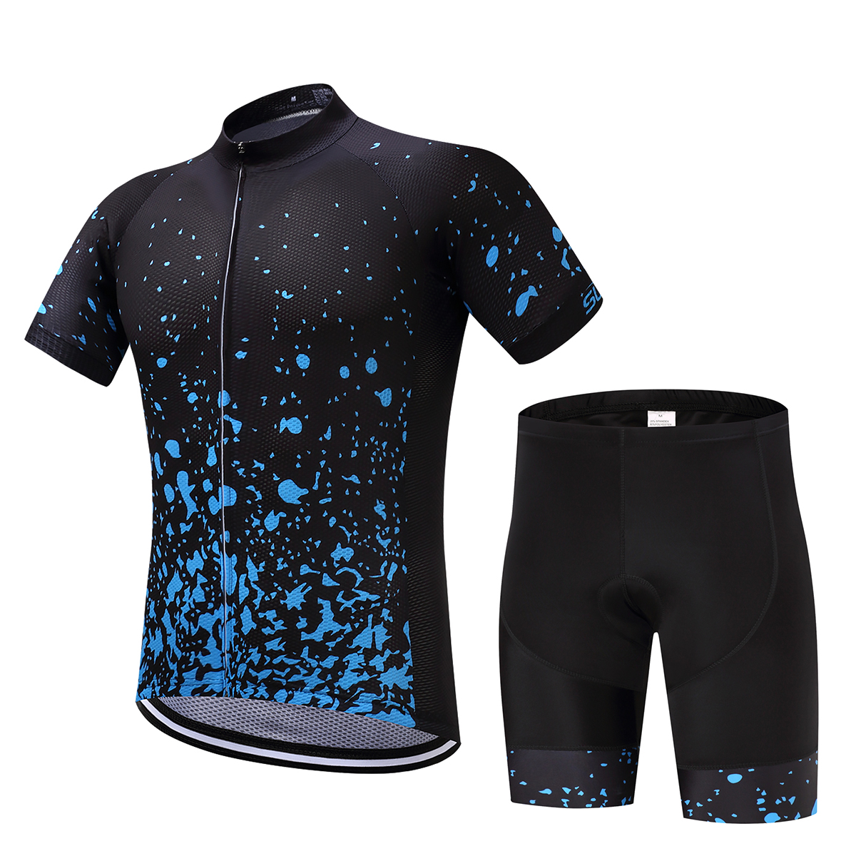 plus size cycling shorts set