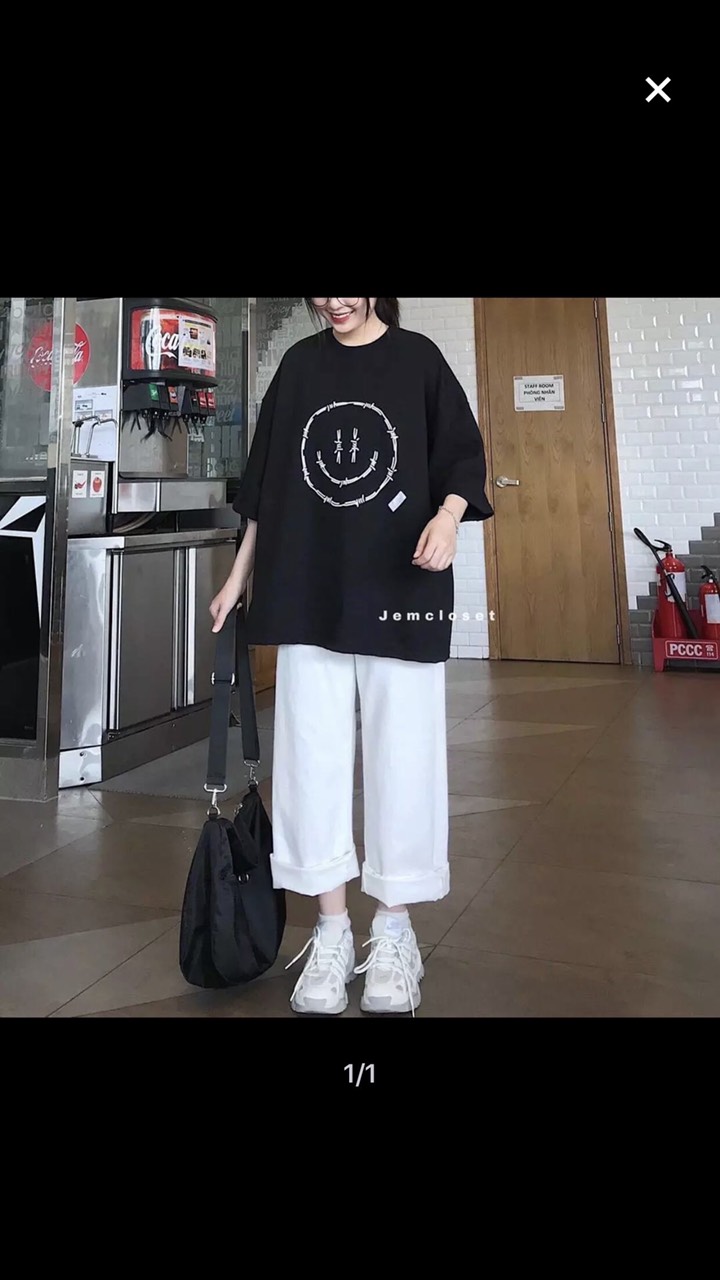 SÉT ÁO MẶT CƯỜI KÈM QUẦN KAKI SIÊU HOT HIT