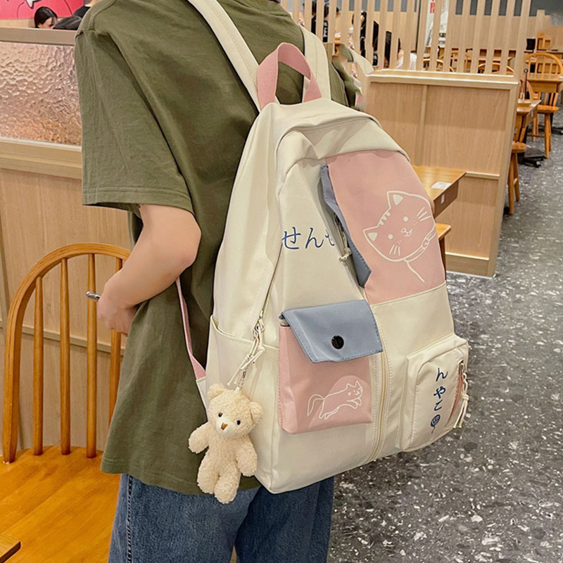 C&K KIds Backpack for primary school students, backpack for junior high school students, Harajuku style backpack for college students.